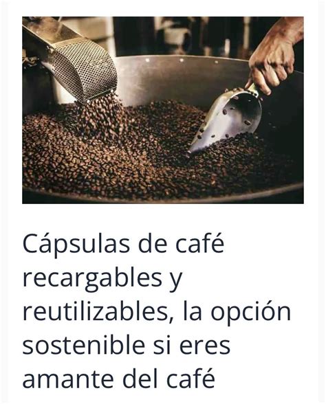 La opción sostenible para beber café con máquinas de cápsulas cafe