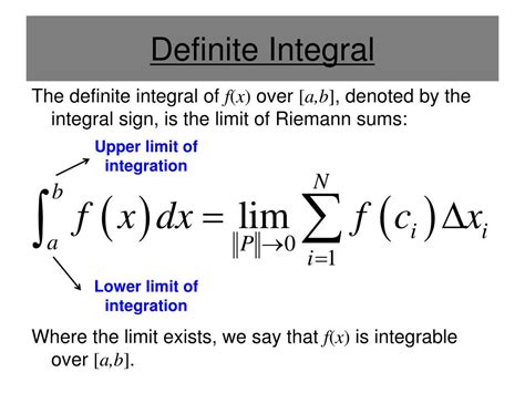 Ppt Section 4 3 Riemann Sums And Definite Integrals Powerpoint