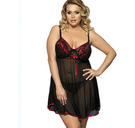 Buy M Xxxxxxl 6xl Plus Size Women Sexy Lingeries Black