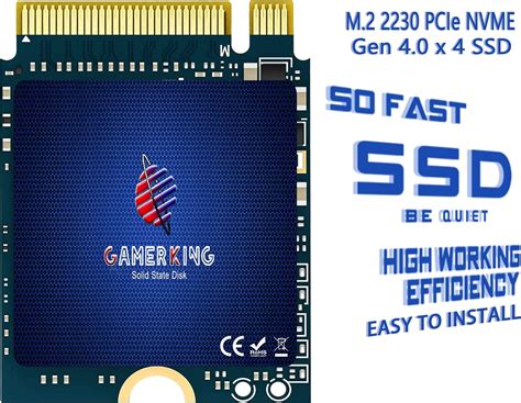 GAMERKING Unidad interna de estado sólido M 2 2230 SSD NVMe PCIe Gen 4