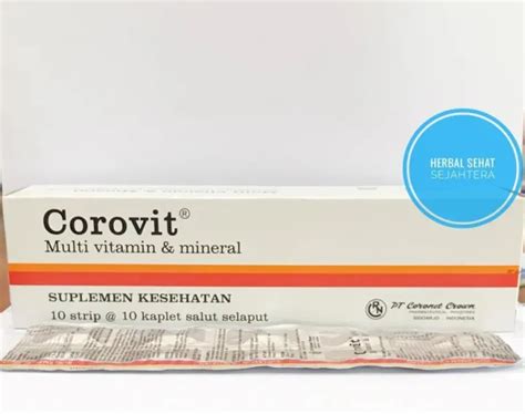 Corovit Corovit Kaplet Menambah Nafsu Makan Dan Daya Tahan Tubuh