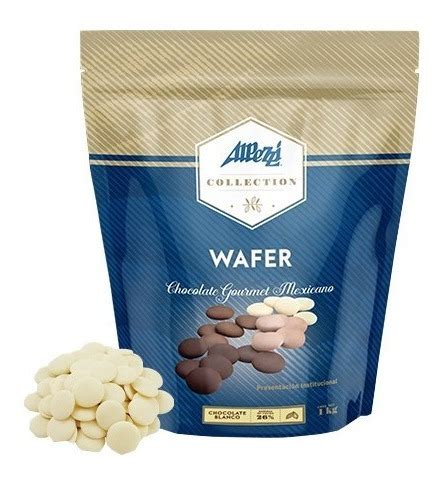 1 Kg De Chocolate Alpezzi Blanco 26 Cacao Waffer Viesca Gourmet