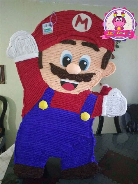 Piñata de Mario Bross síguenos en facebook ART piñatas Piñatas