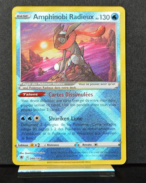 Carte Pokémon Amphinobi Radieux 130 PV 046 189 EB10 Astres Radieux