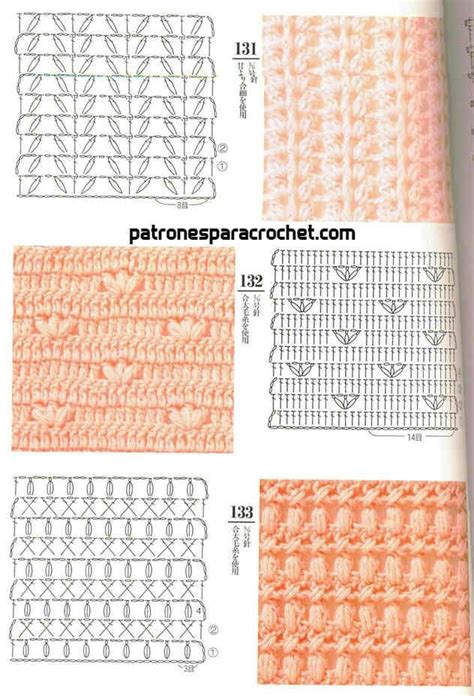 Puntos Crochet Patrones Moldes Artofit