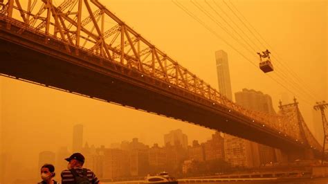 Nueva York Deja Estampas Apocalípticas Por La Contaminación Causada Por