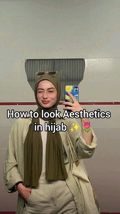 How To Look Aesthetics In Hijab ️🌷 ️👀😊 Aesthetics Hijabigirlstatus