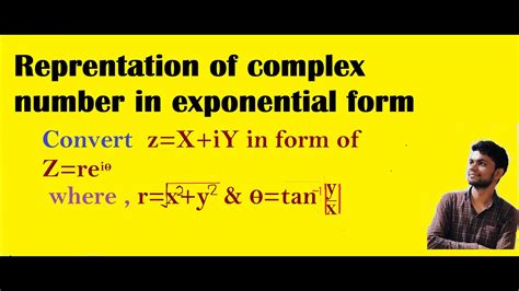 Conversion In Complex Number Exponential Form Jee Basic 2020 YouTube