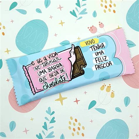 Barra De Chocolate Personalizada P Scoa Que Seja De Chocolat