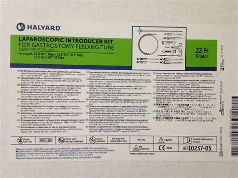 New Halyard 10237 05 Laparoscopic Introducer Kit 22fr X Disposables