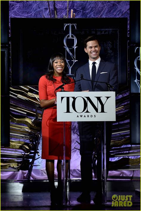 Andrew Rannells And Nikki M James Announce Tony Nominations 2016 Photo