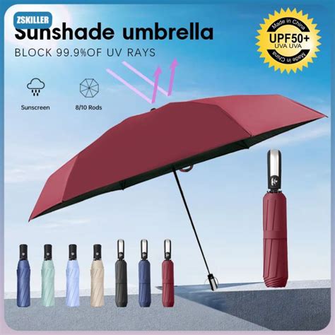 Cod Readyautomatic Umbrella Original Brand New Ultraviolet Sunscreen