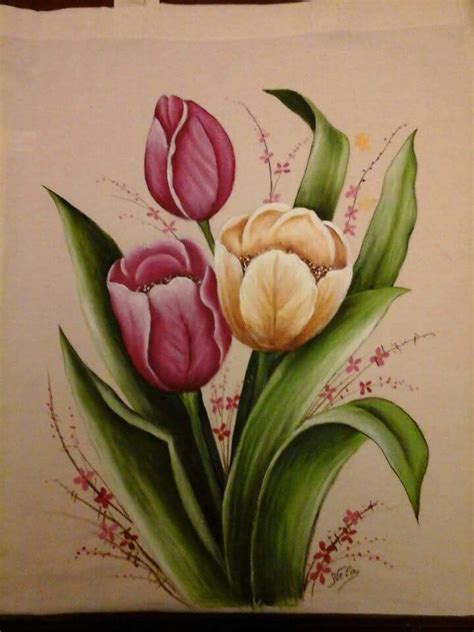 Pin On RISCOS DE FLORES Flower Art Painting Flower Art Flower Art