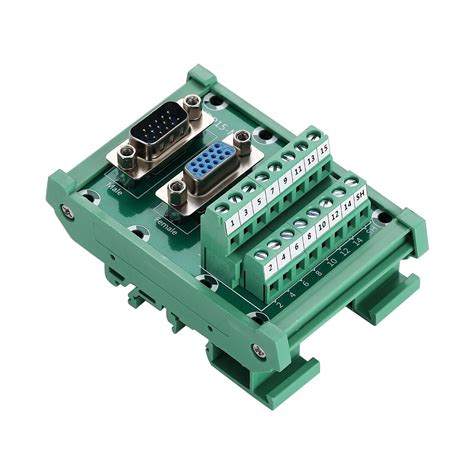 Vga Db Row Male Female D Sub Din Rail Mount Interface Module Dsub