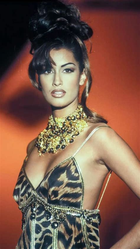 Yasmeen Ghauri Spring Summer 1992 Versace Fashion Atelier Versace