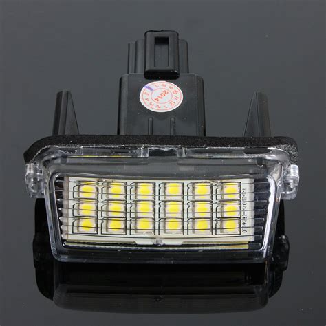 Leds License Number Plate Car Lights Lamp For Toyota Camry Yaris