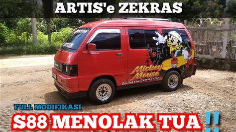 DAIHATSU ZEBRA MODIFIKASI S88 BODYTECH TAHUN 1000CCREM DEPAN CAKRAM