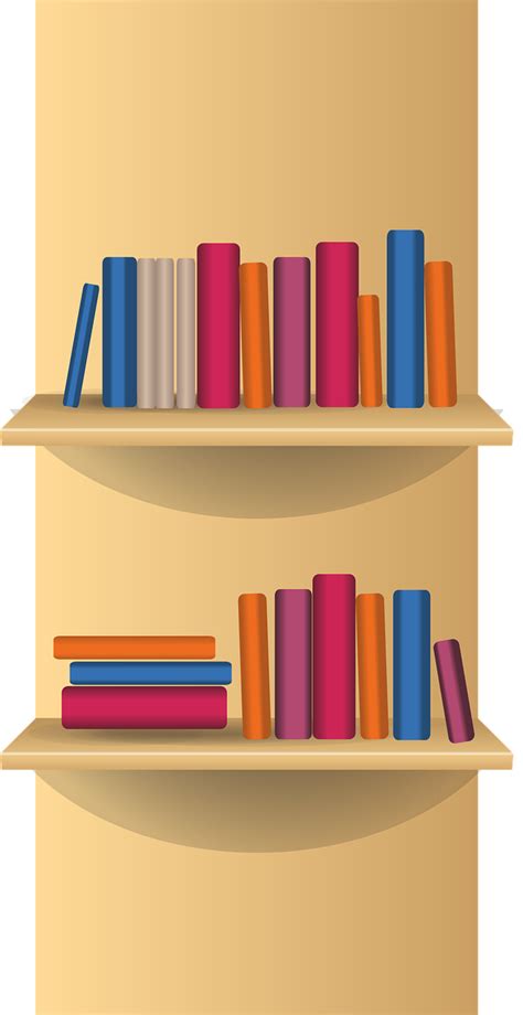 Organize Your Designs with Bookcase Cliparts