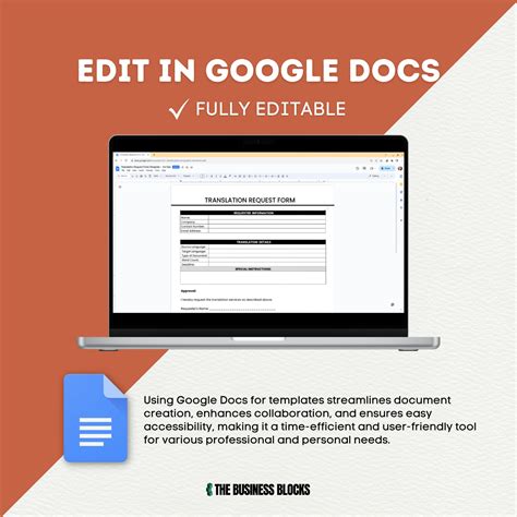 translation request form template translation service request document