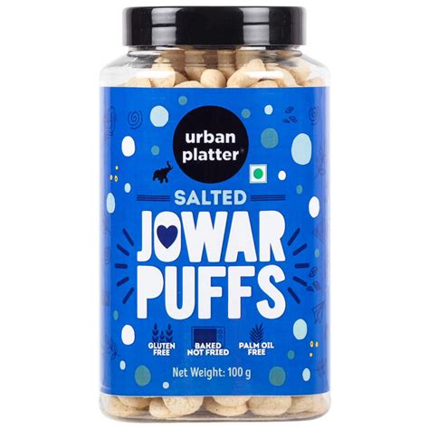 Urban Platter Salted Jowar Puffs G Gluten Free Palm Oil Free