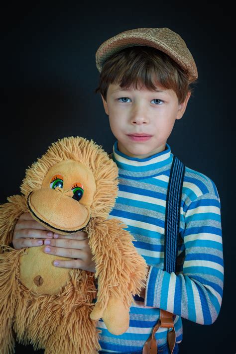 Child, Boy, Children, Toy, Monkey Free Stock Photo - Public Domain Pictures
