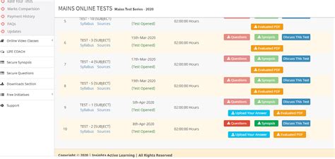 ADMISSIONS OPEN YLM 1 0 Year Long Mains Test Series 2023