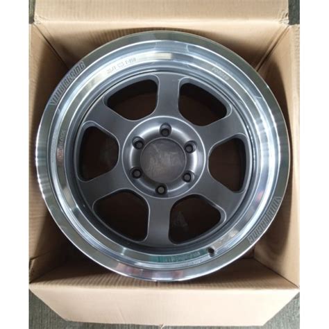 Jual Velg Variasi Pelek Mobil Volk Racing Ring X Pcd X Grey