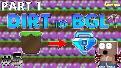 MASS PROFIT MAKING 4200 RAINBOW BLOCK TREE PART 1 2 DIRT TO BGL 5