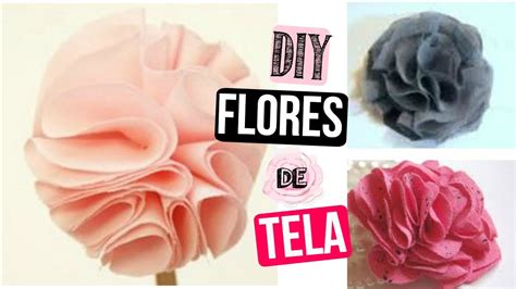 Como Hacer Flores De Tela Accesorios Lindos Para El Cabello