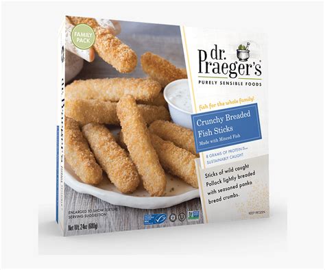 Dr Praeger S Crunchy Fish Sticks Crunchy Breaded Fish Sticks Made