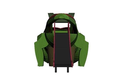 Children Wood Animal Playground Frog 3d Model Cgtrader