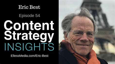 Eric Best: scenario thinking for content strategists