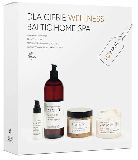 Ziaja Zestaw Baltic Home SPA Wellness lekki krem nawilżająco