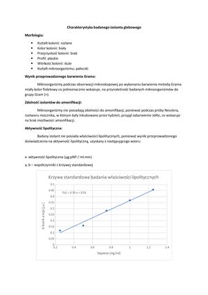 Notatki z labów Mikrobiologia przemysłowa 18 Metody biofizyczne