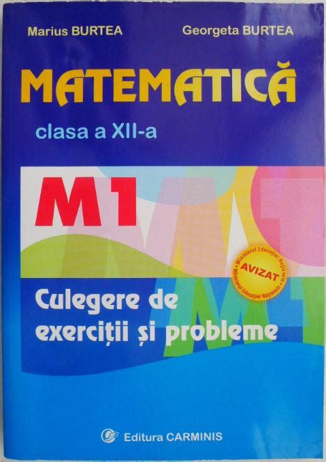 Matematica Culegere De Exercitii Si Probleme Clasa A Xii A M