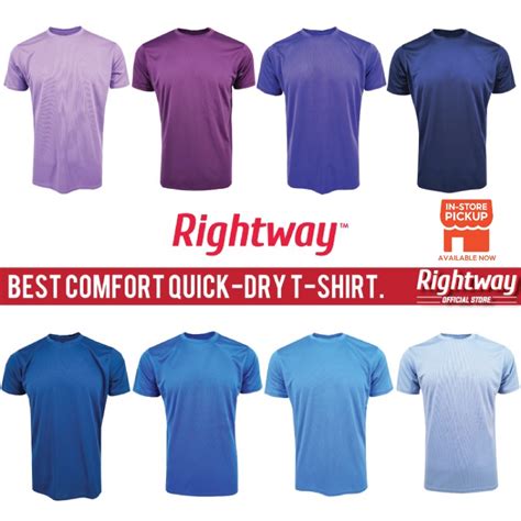 Rightway Quick Dry Round Neck Unisex Microfiber Plain Jersey Sport