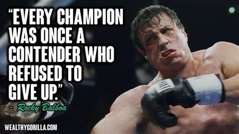 Most Inspirational Rocky Balboa Quotes Speeches Wealthy