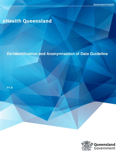 Fillable Online Metrosouth Health Qld Gov De Identification And