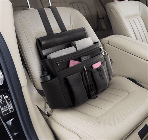 Car Front Seat Organizer Bag w/ 3-in-1 Straps, Truck Seat Tactical ...