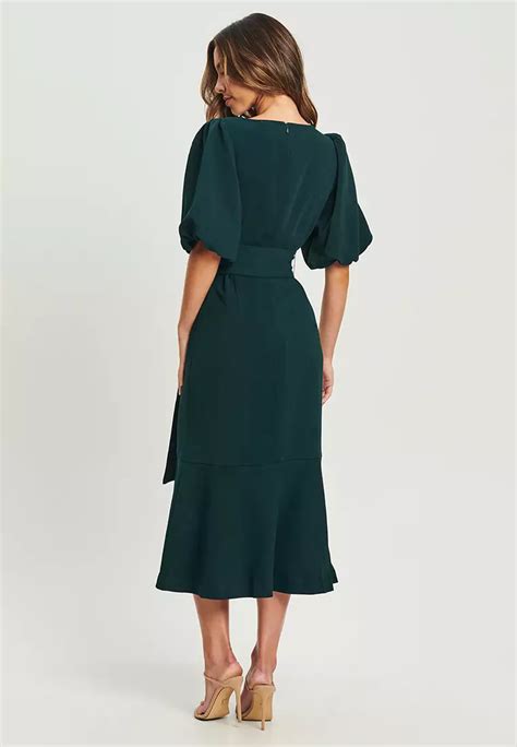 Buy Tussah Gianna Midi Dress Online ZALORA Malaysia