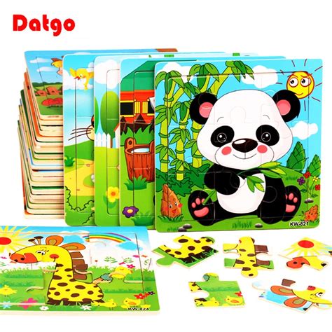 Hei Er Verkauf Pcs Holz Kinder Baby Holz Puzzles Cartoon Fahrzeug