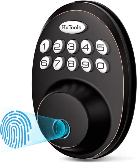 Fingerprint Door Lock HuTools Keyless Entry Door Locks With Keypads