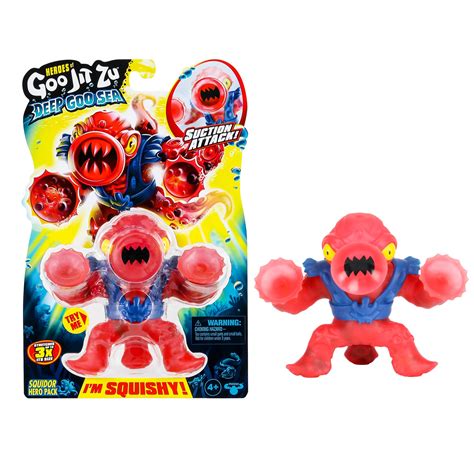 Buy Heroes Of Goo Jit ZuDeep Goo Sea Squidor Hero Pack Super Squishy