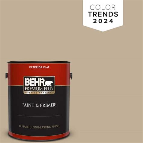 BEHR PREMIUM PLUS 1 Gal PPU7 07 Riviera Beach Flat Exterior Paint