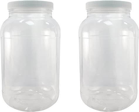 Amazon Pinnacle Mercantile Crystal Clear Pet Plastic Jars With