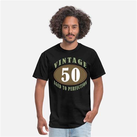 50th Birthday Vintage Mens T Shirt Spreadshirt