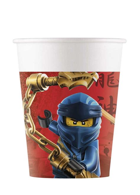 Papierowe Kubeczki Lego Ninjago Szt Kolekcja Lego Ninjago