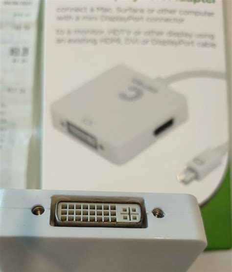 Comsol Mini Displayport To Hdmi Dvi And Displayport Adaptor Warranty