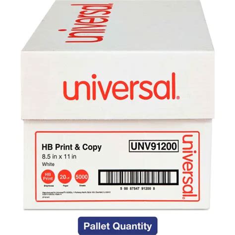 Copy Paper Universal® Multipurpose Paper White 8 12 X 11 20 Lb