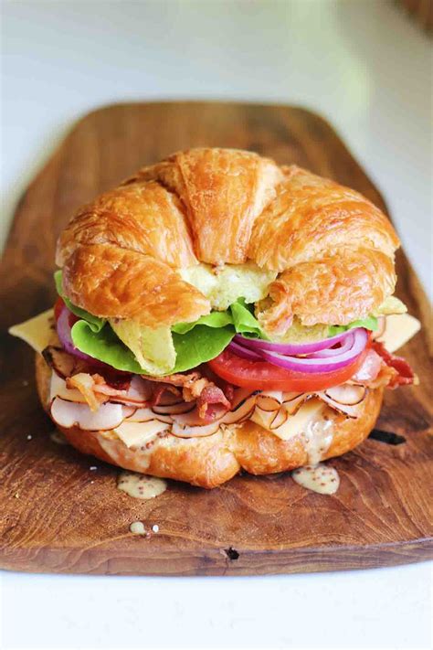 Perfect Turkey Croissant Sandwich - Grilled Cheese Social